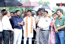 Mayor Ravi Landge inspects facilities along the Palkhi route ahead of the Ashadhi Palkhi procession.