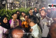 Moshi Garbage Depot Incident: Commissioner interacts with relatives of citizens trapped in the building.