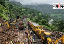 One railway line in the Karjat-Lonavala Ghat section made operational; repair work on the other two lines proceeding on a war footing