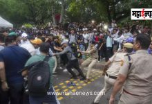 Police lathi-charge CJP protesters; metro station closed, internet disrupted.