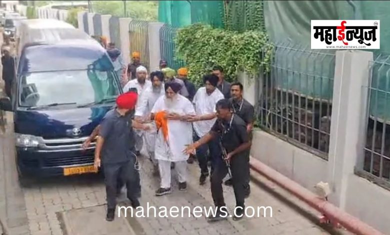 Attack on former Punjab Deputy Chief Minister Sukhbir Badal