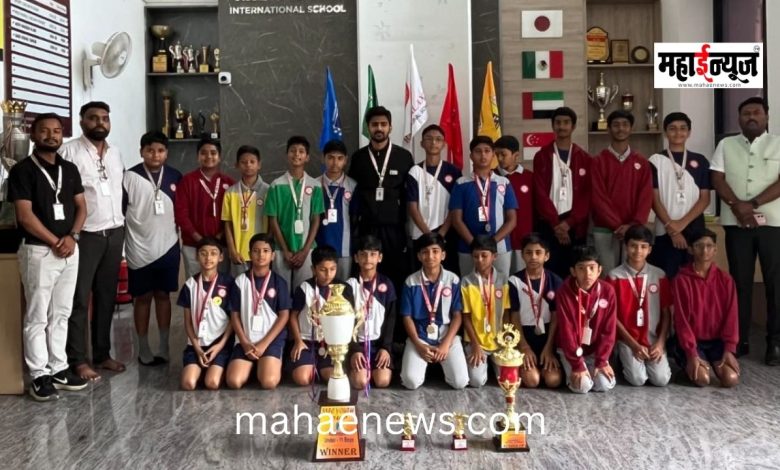 RKL Galaxy स्कूलची लोहेगाव फुटबॉल स्पर्धेत उत्तुंग कामगिरी; U11 संघ चॅम्पियन