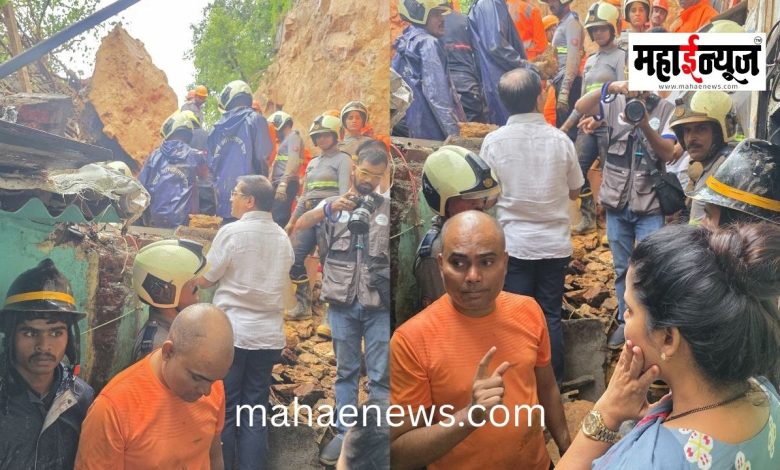 Two killed after landslide hits chawl in Ghatkopar