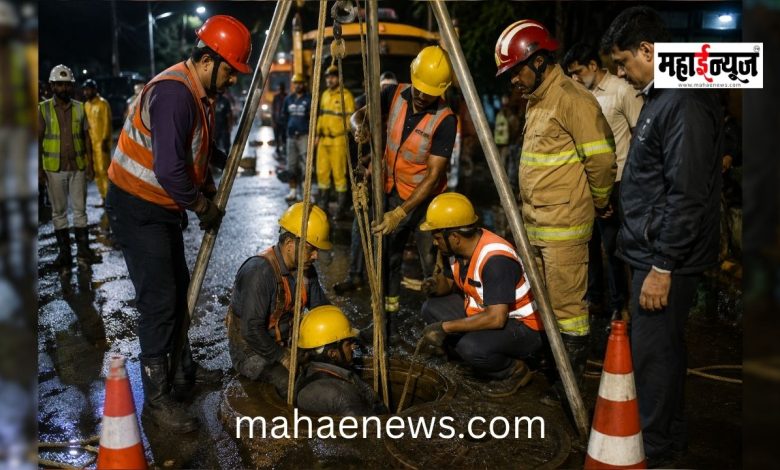 Two workers die after getting trapped in a chamber in Nigdi Pradhikaran.