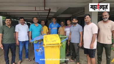 स्वदेशा हाऊसिंग सोसायटीत स्वच्छतेसाठी श्रमदानाचा आदर्श