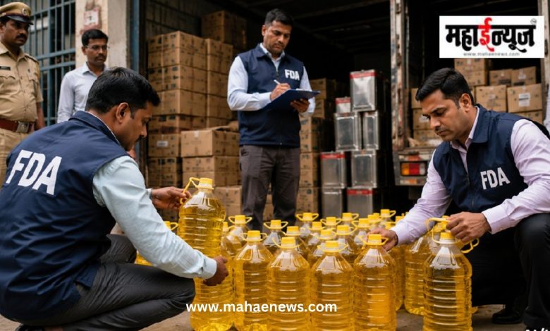 अकोल्यात खाद्यतेल विक्रेत्यांवर FDAचा दणका; ११.८२ लाखांचा तेलसाठा जप्त अकोल्यात खाद्यतेल विक्रेत्यांवर FDAचा दणका; ११.८२ लाखांचा तेलसाठा जप्त