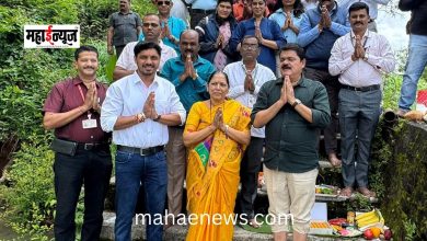 महापौर रवि लांडगे यांच्या हस्ते पवना धरणावर जलपूजन महापौर रवि लांडगे यांच्या हस्ते पवना धरणावर जलपूजन